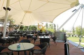 atap membrane kafe