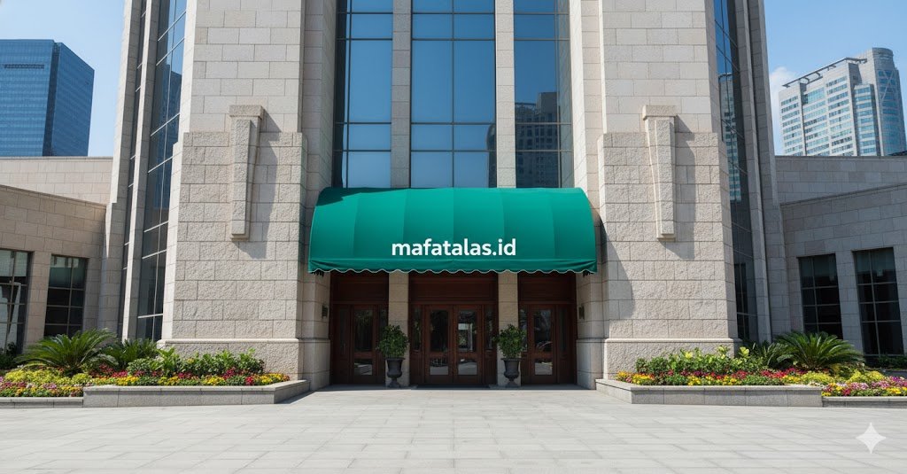 Pasang canopy kain kantor