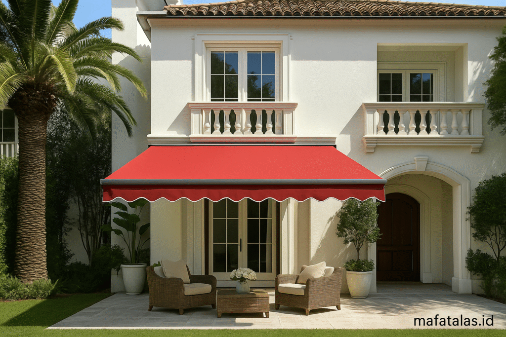 awning gulung minimalis